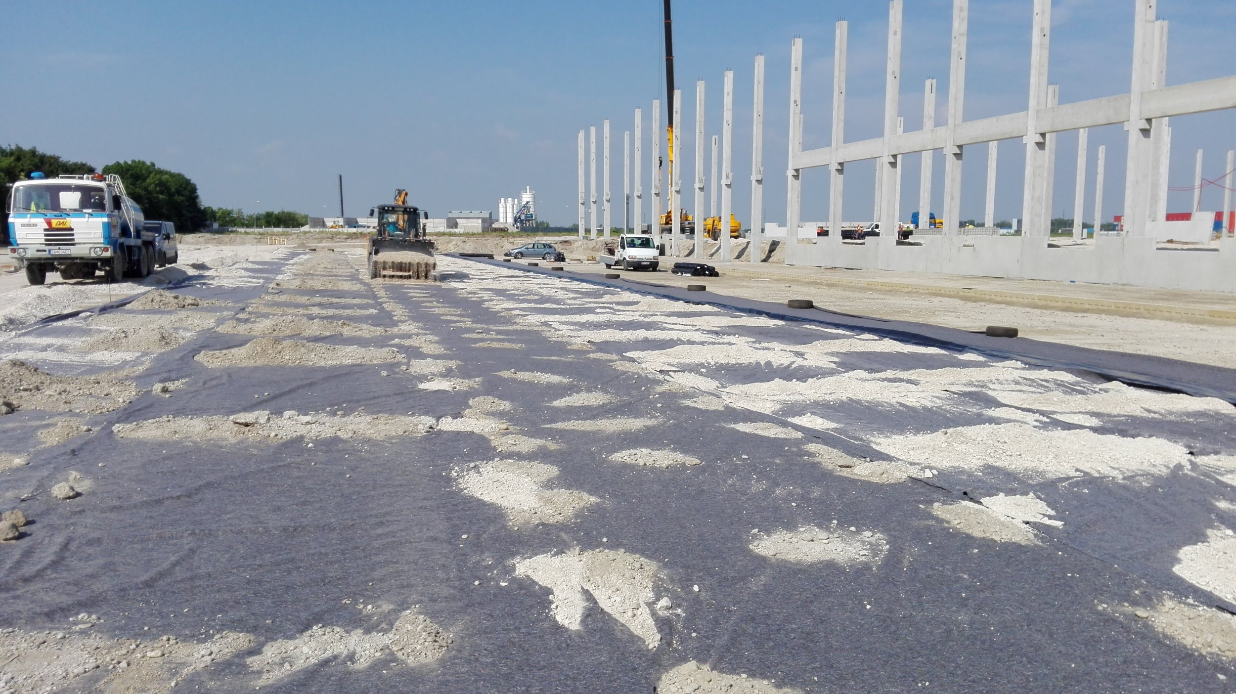 Geotextílie a geodosky